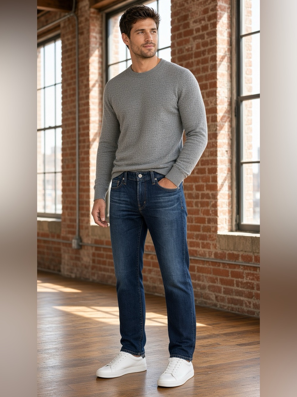 AG Adriano Goldschmied The Protรฉgรฉ Straight Leg Jeans Menโs 32 NWOT